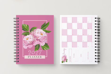 Undated Digital Planner 2027 — Aesthetic PDF for GoodNotes | Pretty Planner Girl